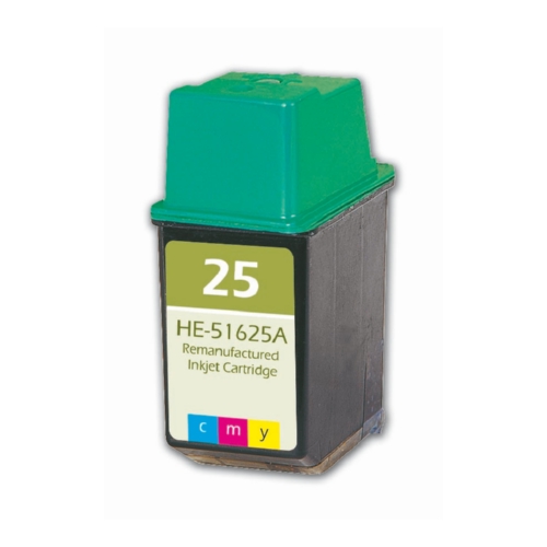 Tri-Color Inkjet Cartridge compatible with the HP (HP 25) 51625A